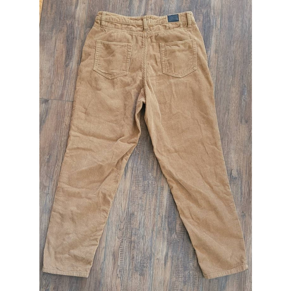 BDG by Urban Outfitters Corduroy Khaki Mom High-Rise Straight-Leg Pants 31 - Picture 2 of 4